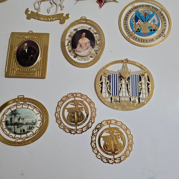 26 White House Historical Association Christmas Ornaments US Army - Picture 2 of 12